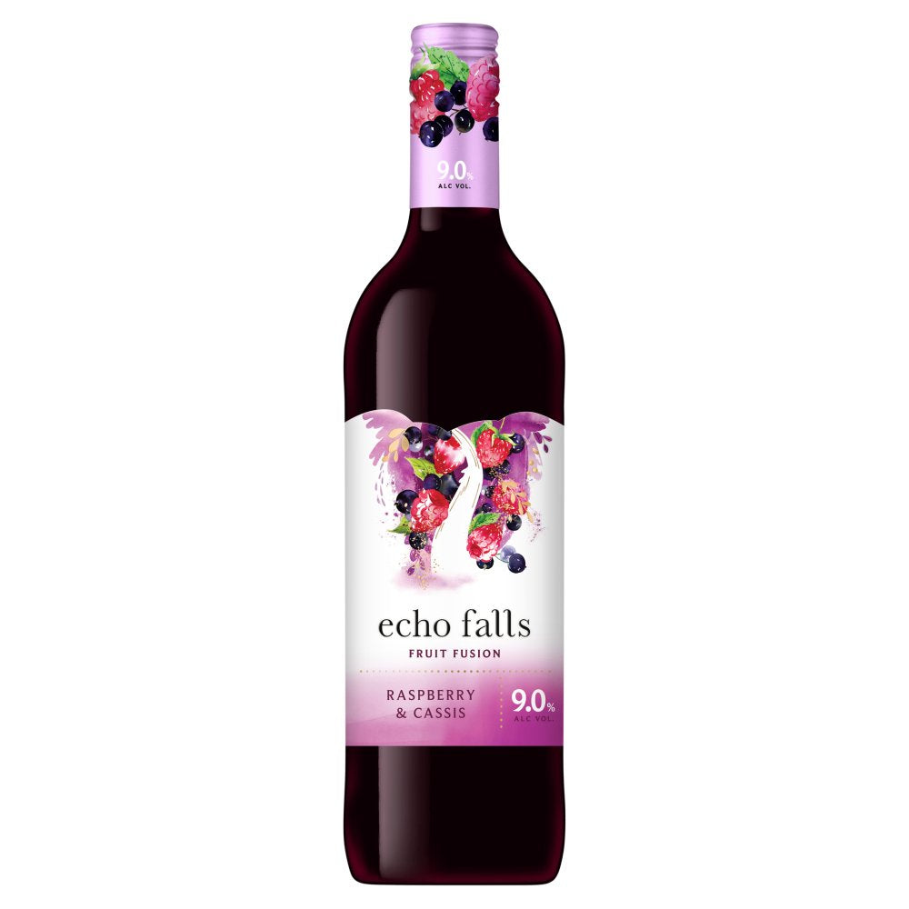 Echo Falls Raspberry & Cassis Fruit Fusion 75cl (75Cl x 6)
