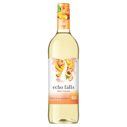 Echo Falls Peach & Mango Fruit Fusion 75cl (75Cl × 6)