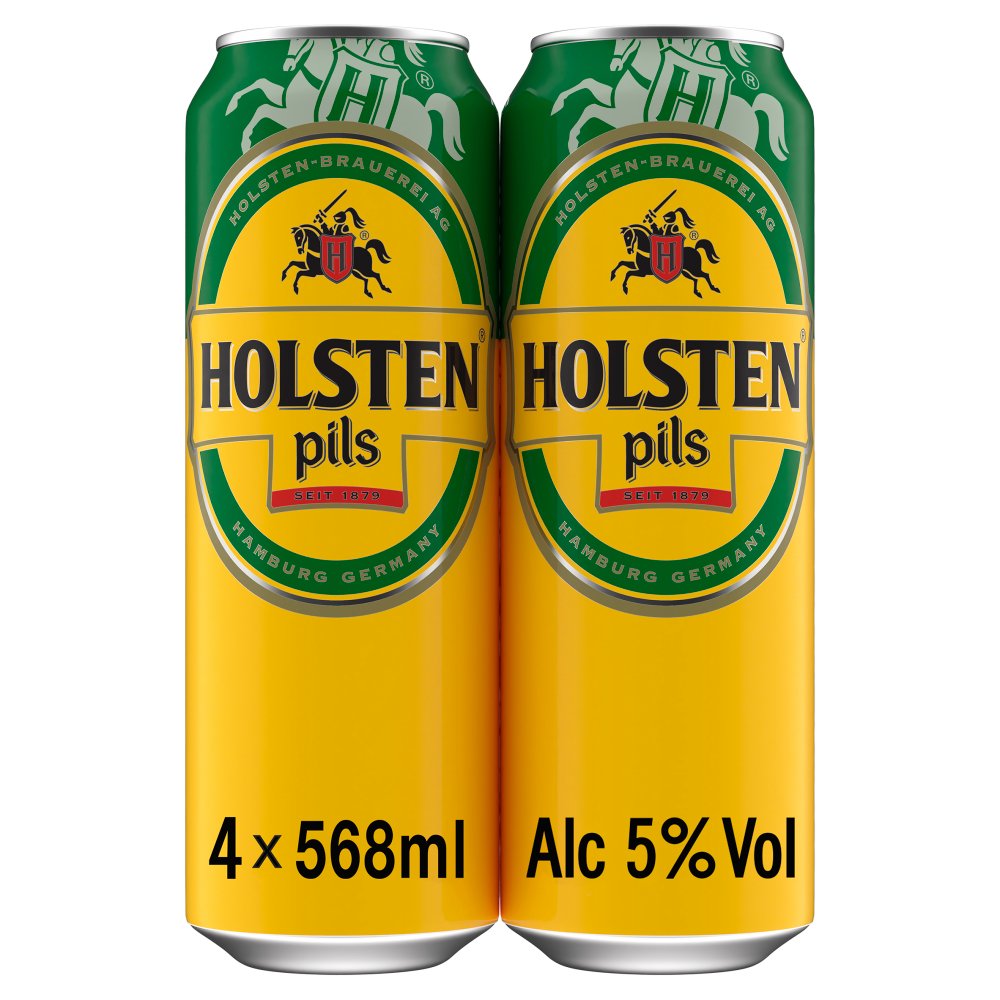 Holsten Pils Lager Beer Cans (568ml × 6 × 1)