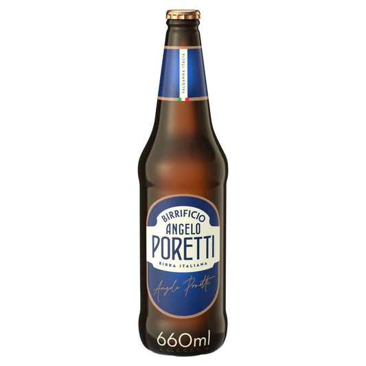 Birrificio Angelo Poretti Premium Lager Beer 660ml Bottle (660ml × 8 × 1)