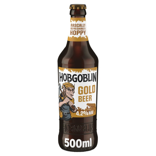 Hobgoblin Gold Ale Golden Beer 500ml Bottle (500ml × 8 × 1)