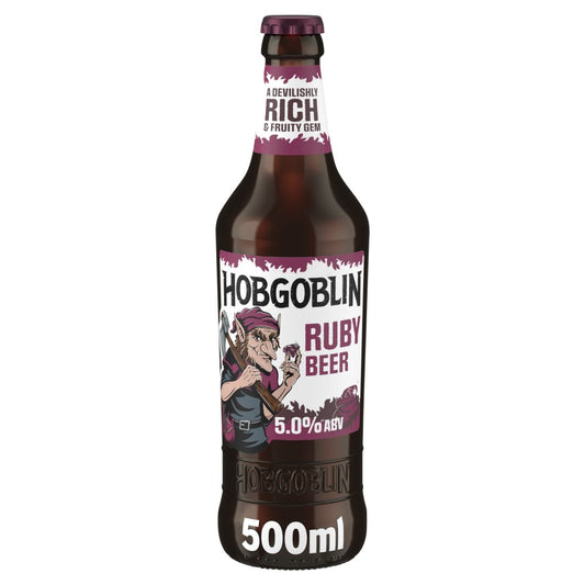 Hobgoblin Ruby Ale Beer 500ml Bottle (500ml × 8 × 1)