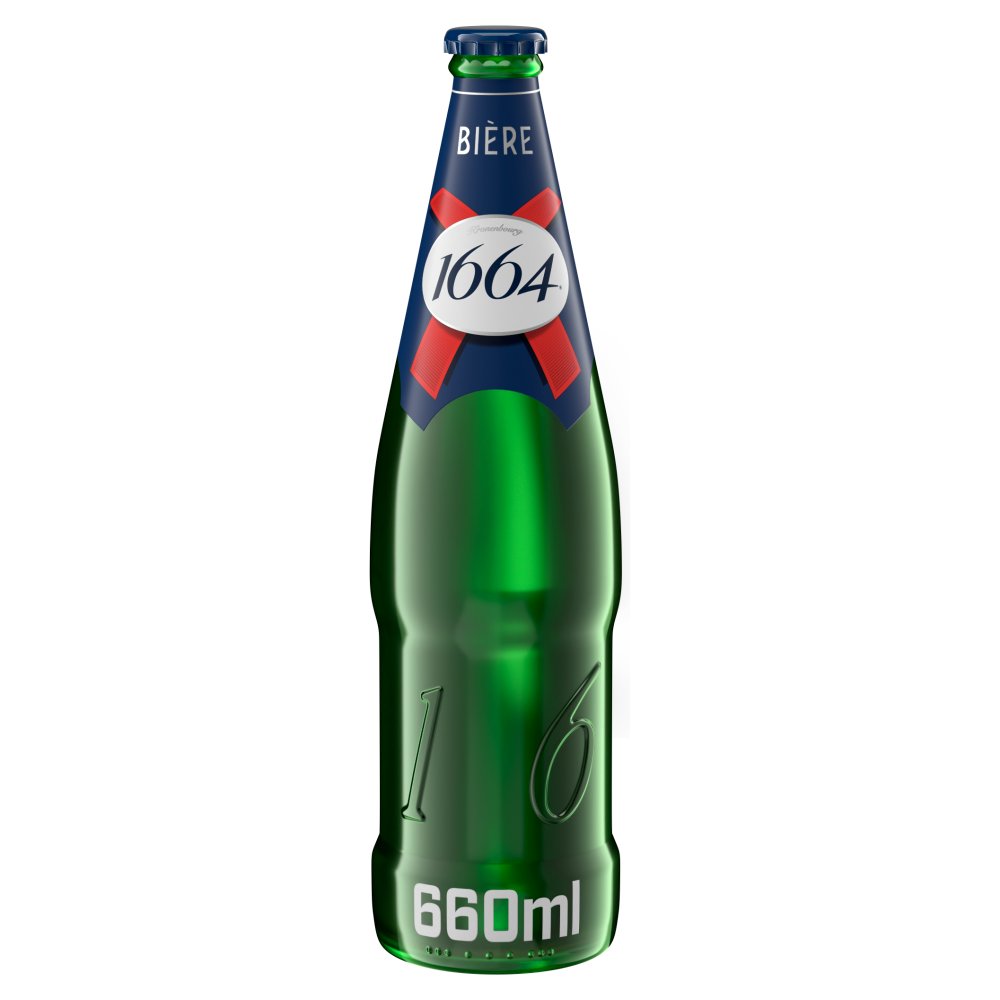 Kronenbourg 1664 Biere Beer Lager 660ml bottle (660ml × 8 × 1)