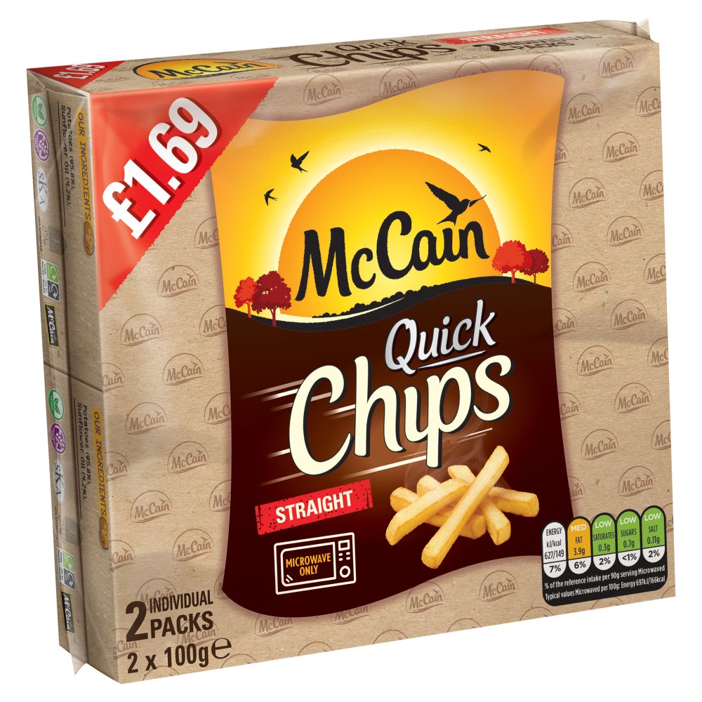 McCain Quick Chips Straight (200g × 12)