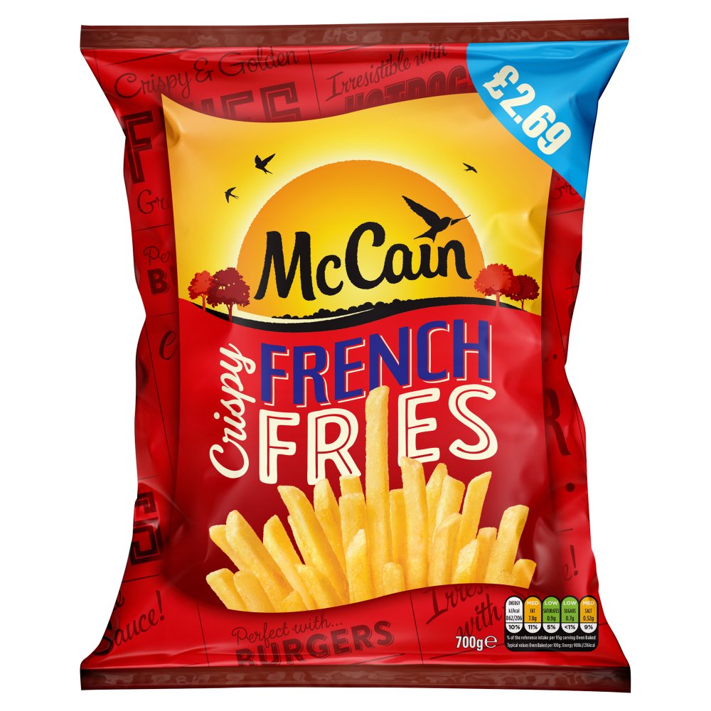 McCain Crispy French Fries (700g × 15)