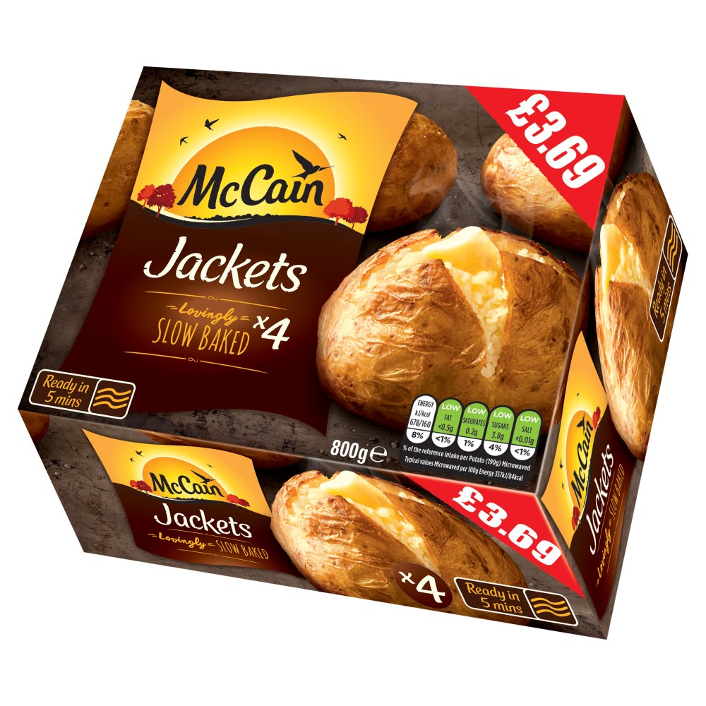 McCain Jackets (4pk × 8)