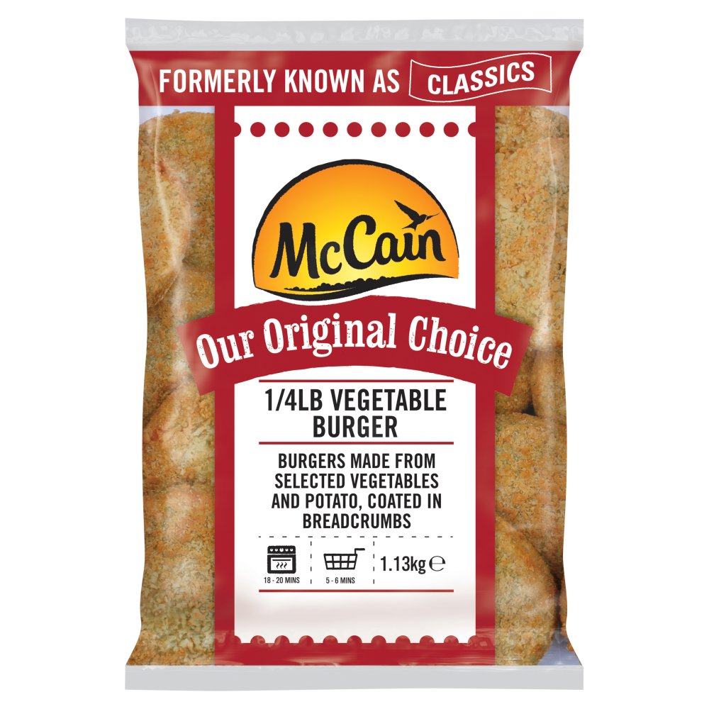 McCain4lb Vegetable Burger (113g × 10 × 3)