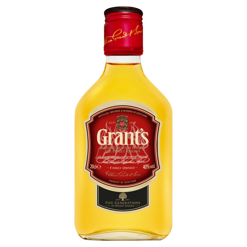 Grant's Family Reserve Blended Scotch Whisky 20cl (20Cl × 24)