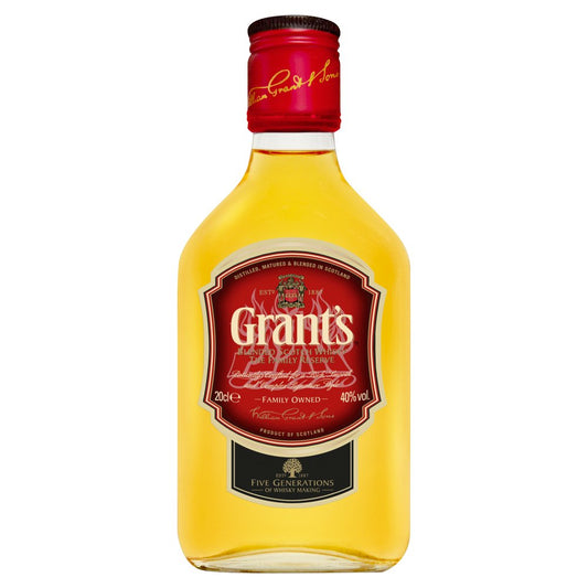 Grant's Family Reserve Blended Scotch Whisky 20cl (20Cl × 6)