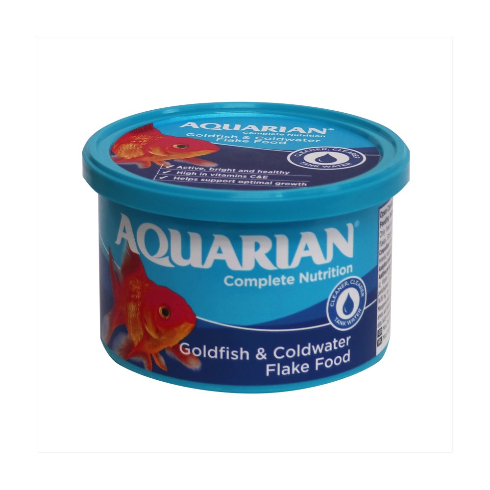 Aquarian Goldfish Food Flakes (Pack × 6)