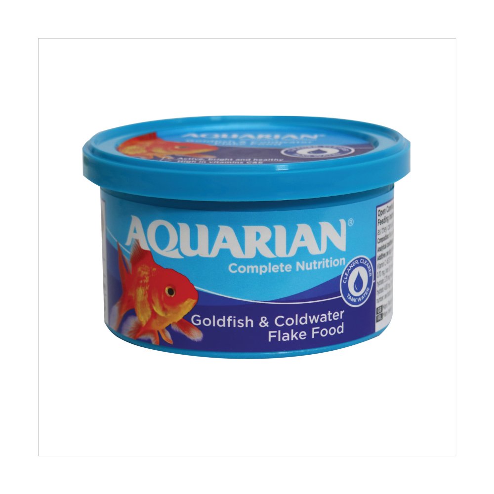 Aquarian Goldfish Food Flakes (Pack × 12)