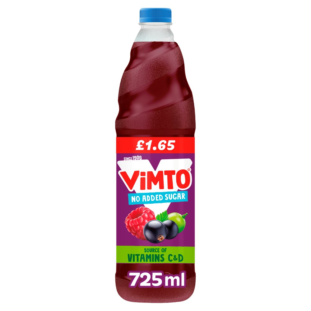 Vimto Real Fruit Squash (725ml × 12 × 1)