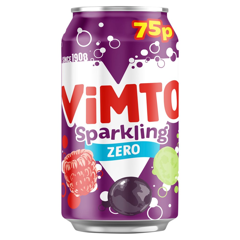 Vimto Sparkling Zero (330ml × 24 × 1)