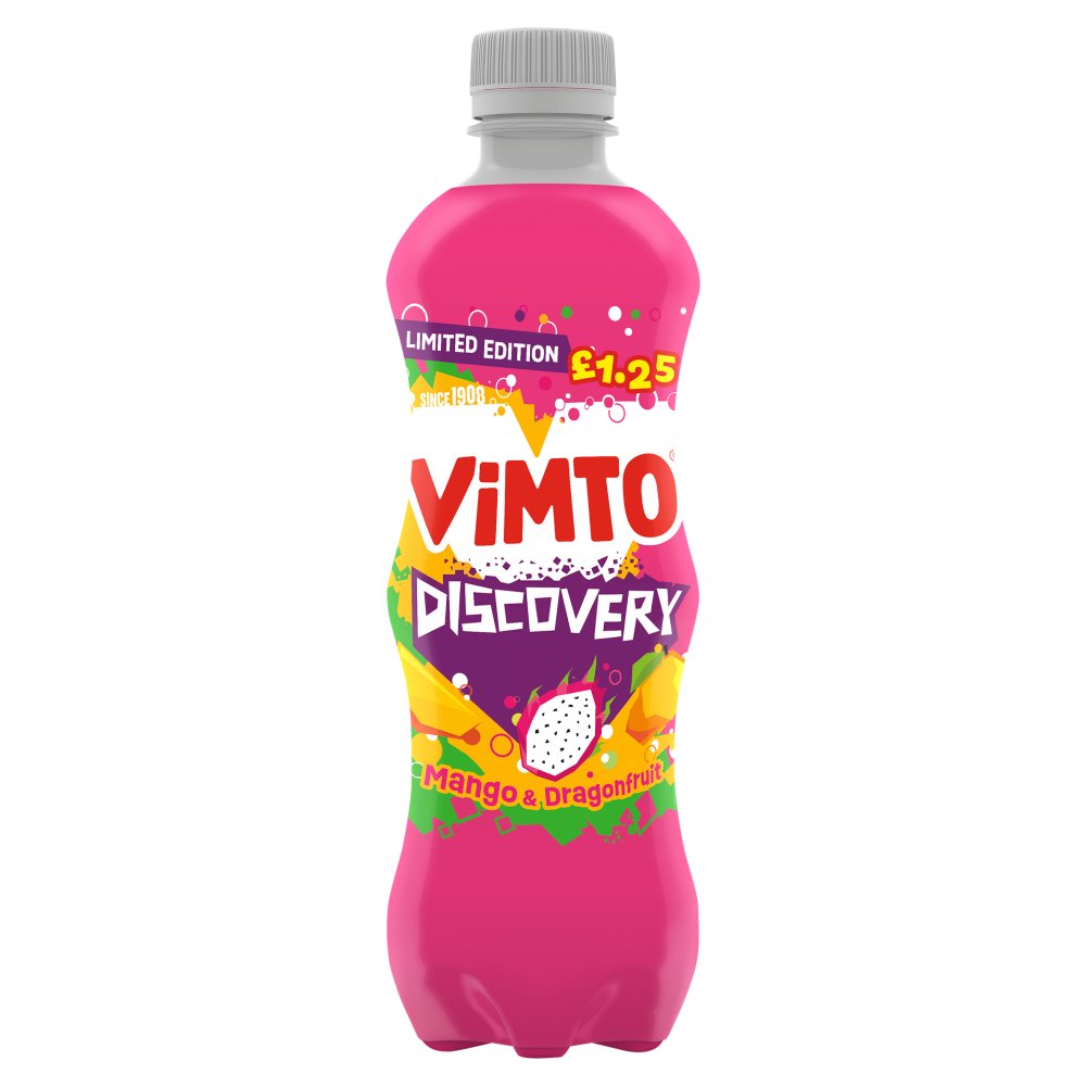 Vimto Discovery Mango & Dragonfruit (500ml × 12 × 1)