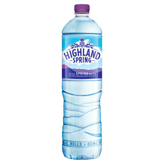 Highland Spring Still Spring Water 1.5 Litre (1.5Ltr × 12 × 1)