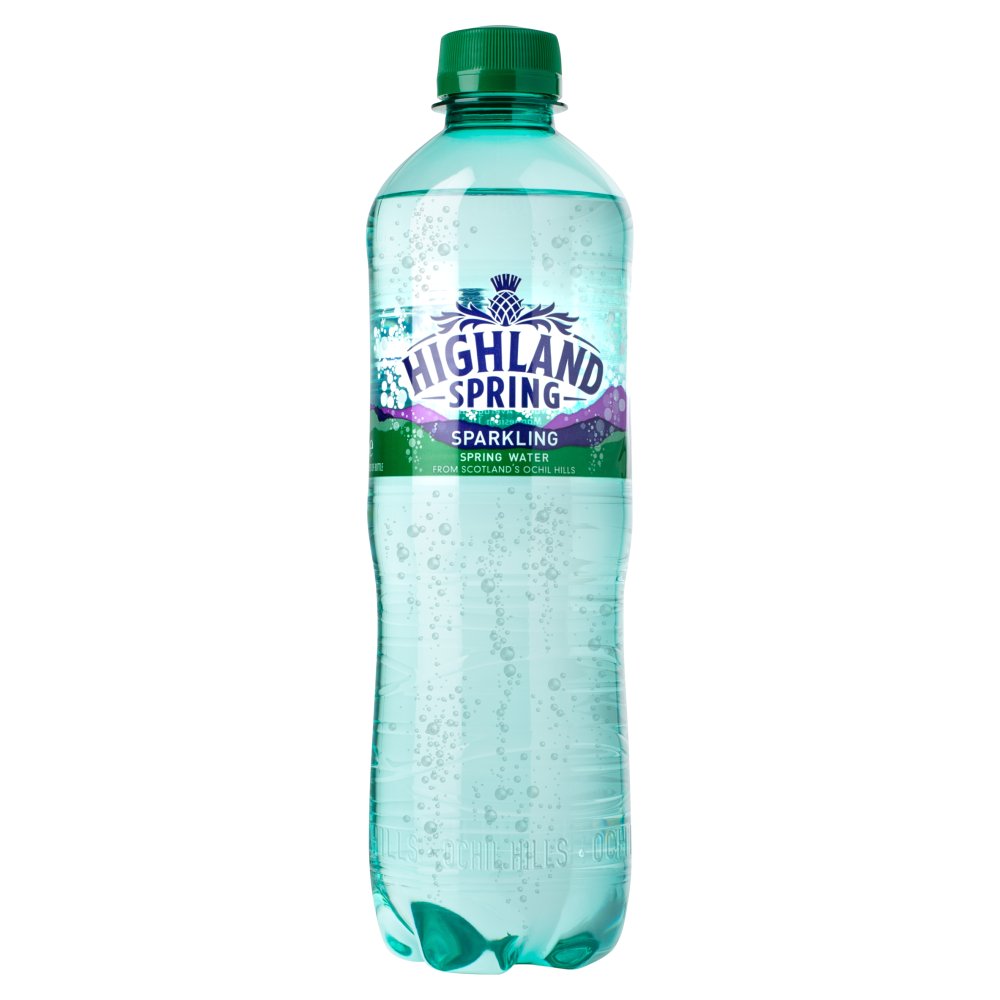 Highland Spring Sparkling Spring Water (50Cl × 24 × 1)