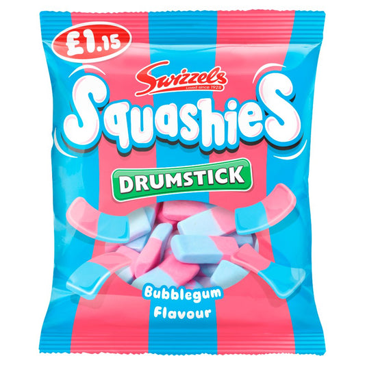 Swizzels Squashies Drumstick Bubblegum Flavour  PMP (120g × 12 × 1)