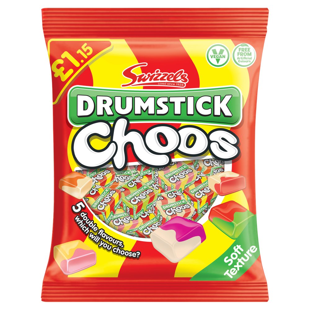 Swizzels Drumstick Choos (115g × 12 × 1)