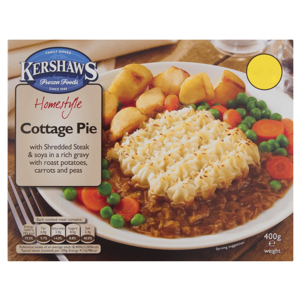 Kershaws Homestyle Cottage Pie (400g × 12)