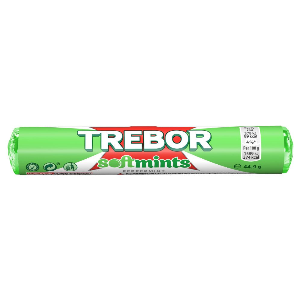 Trebor Softmints Peppermint (Roll × 40 × 1)