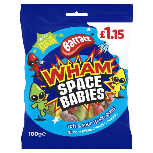 Barratt Wham Space Babies (100g × 12 × 1)