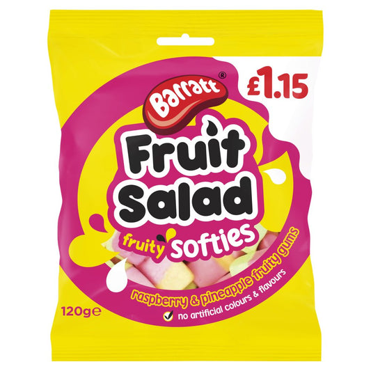 Barratt Fruit Salad Fruity Softies (120g × 12 × 1)