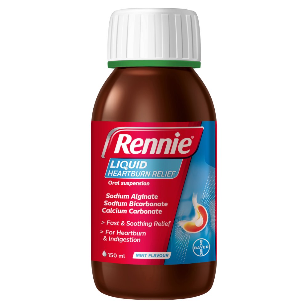 Rennie Liquid Heartburn Relief Mint Flavour 150ml (150ml × 3 × 1)