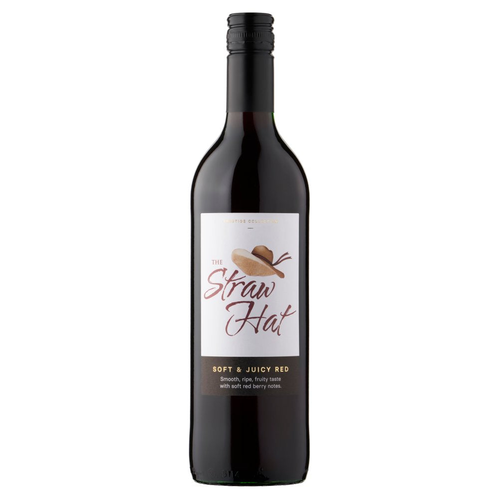 The Straw Hat Soft & Juicy Red 75cl (75Cl x 6 x 1)