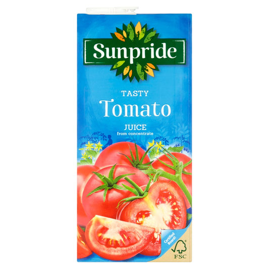 Sunpride Tasty Tomato Juice from Concentrate 1 Litre (1Ltr × 12 × 1)