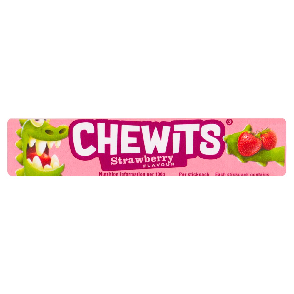 Chewits Strawberry Flavour (Stk × 40 × 1)