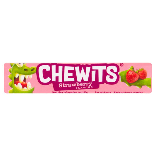 Chewits Strawberry Flavour (Stk × 40 × 1)