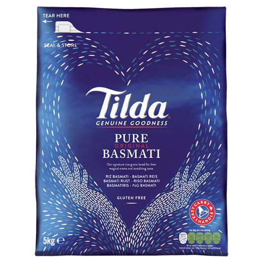 Tilda Pure Original Basmati Rice (5Kg × 1)