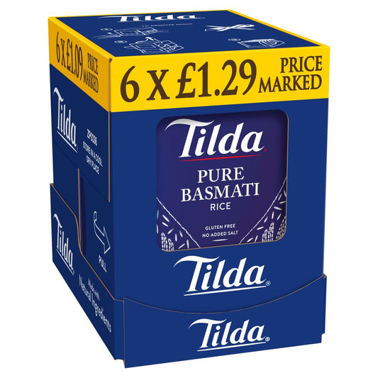 Tilda Classics Pure Basmati Rice (250g × 6 × 1)