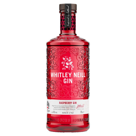 Whitley Neill Raspberry Gin 70cl (70Cl × 6)