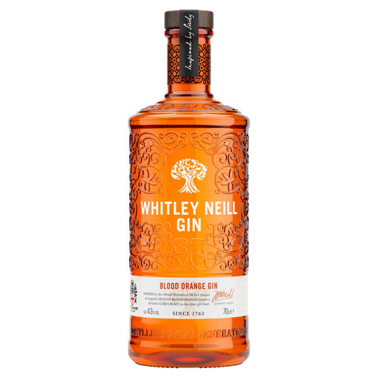 Whitley Neill Blood Orange Gin 70cl (70Cl × 6)