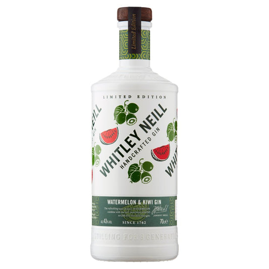 Whitley Neill Limited Edition Watermelon & Kiwi Gin 70cl (70Cl × 6)