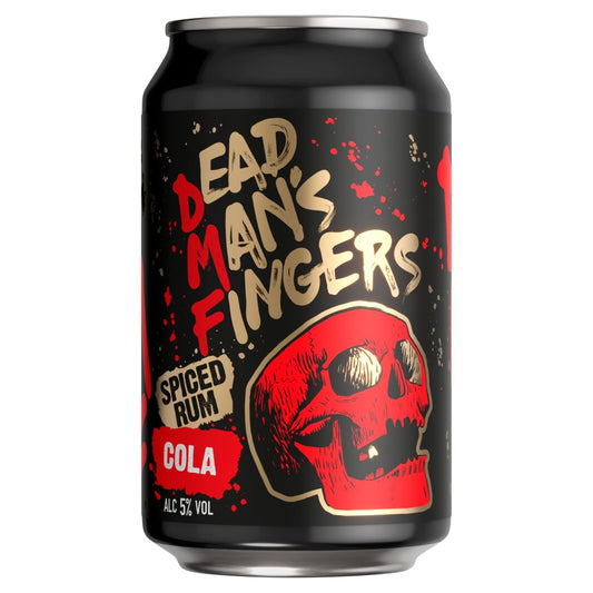 Dead Man's Fingers Spiced Rum & Cola 5% 330ml (330ml × 12 × 1)