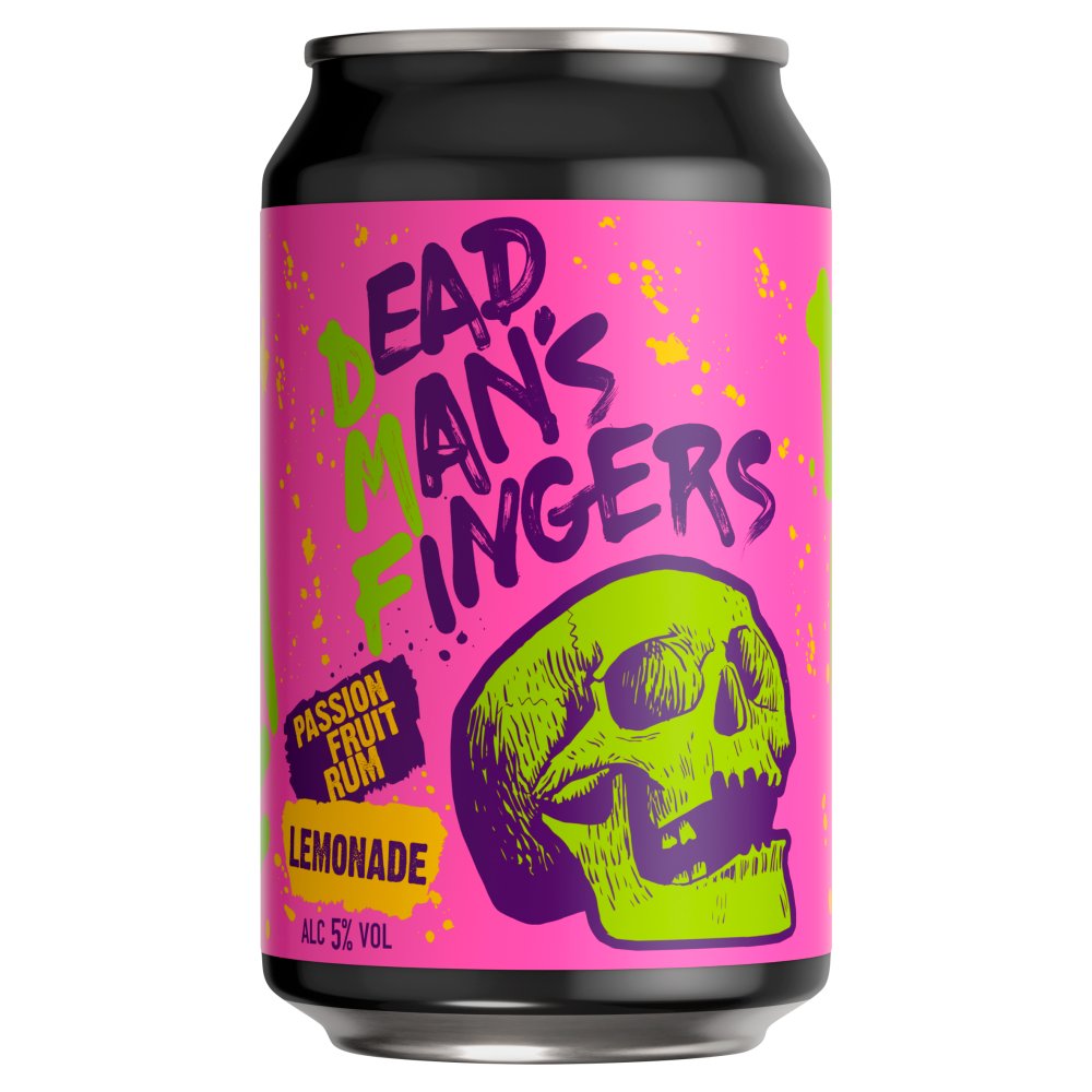 Dead Man's Fingers Passionfruit Rum & Lemonade 5% 330ml (330ml × 12 × 1)