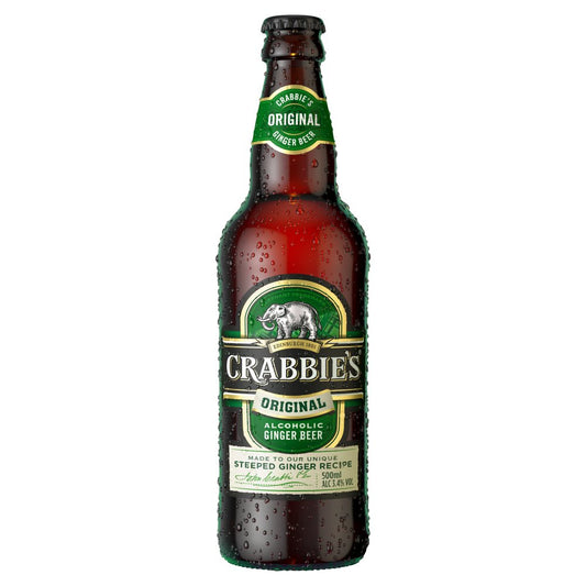 Crabbie's Original Alcoholic Ginger Beer 500ml (500ml × 12 × 1)