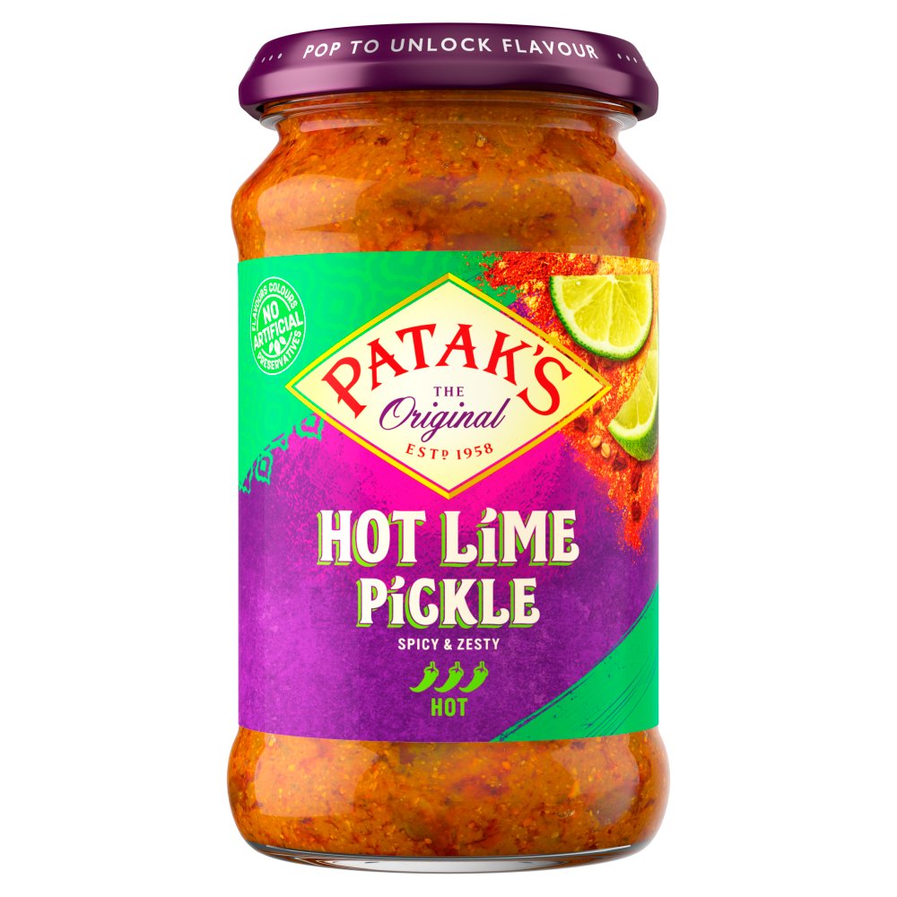 Patak's Hot Lime Pickle (283g × 6 × 1)