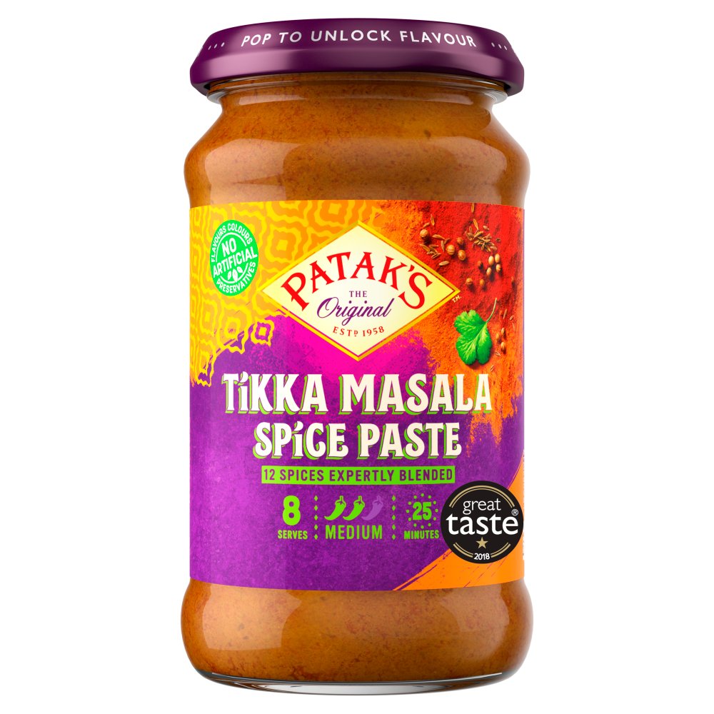 Patak's The Original Tikka Masala Spice Paste (283g × 6 × 1)