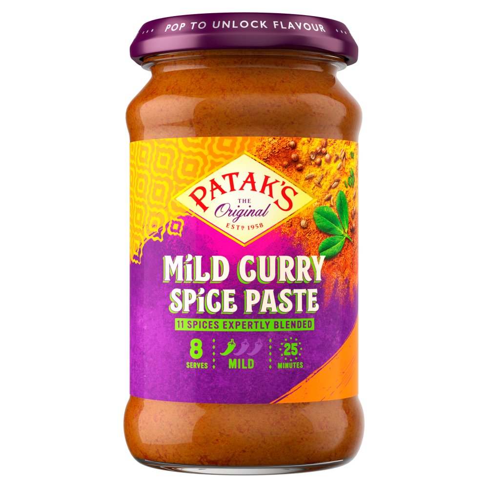 Patak's The Original Mild Curry Spice Paste (283g × 6 × 1)