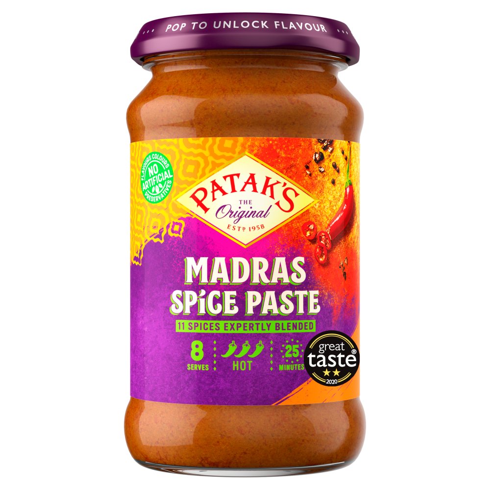 Patak's The Original Madras Spice Paste (283g × 6 × 1)