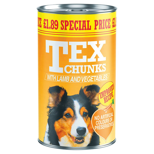 Tex Chunks with Lamb & Vegetables (1.2Kg × 6 × 1)