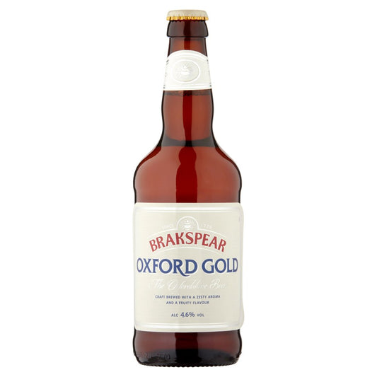 Brakspear Oxford Gold Beer 500ml Bottle (500ml × 8 × 1)