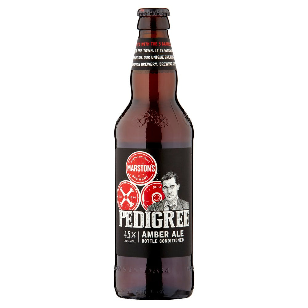 Marston's Pedigree Amber Ale Beer 500ml Bottle (500ml × 8 × 1)