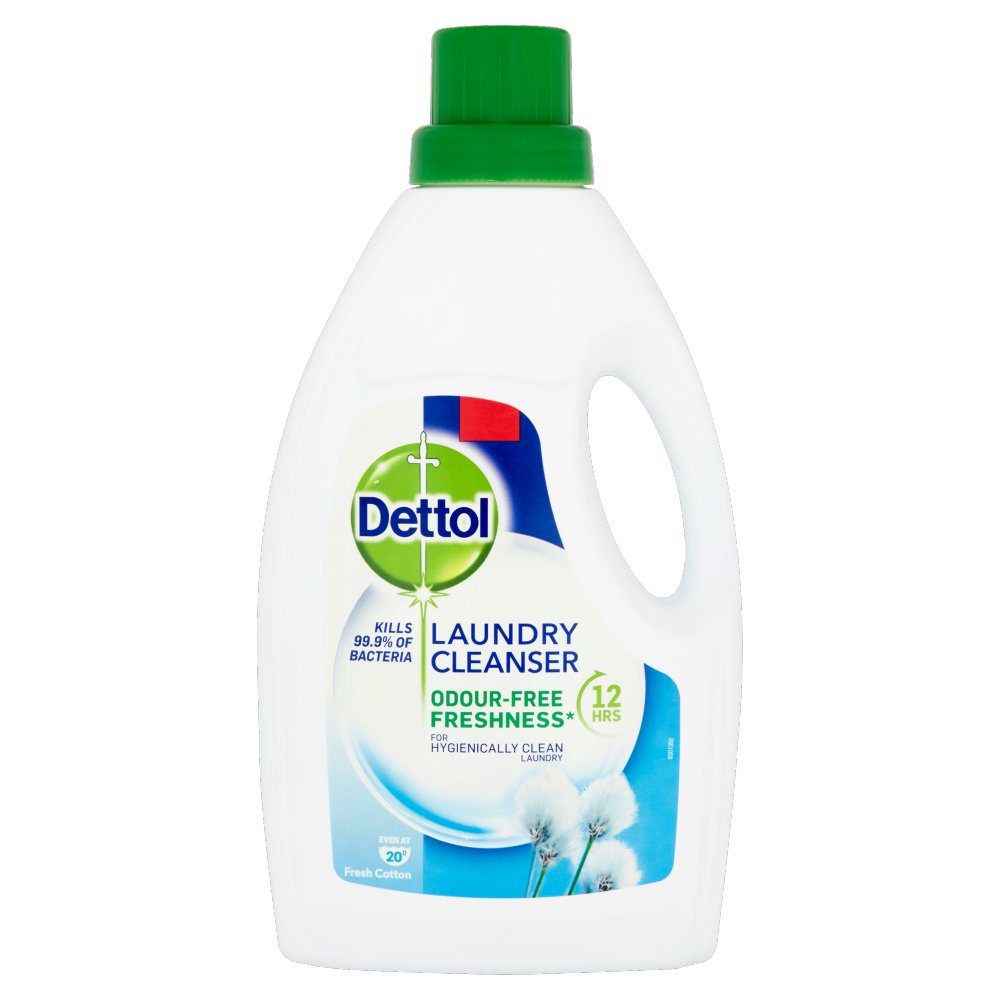 Dettol Laundry Cleanser Fresh Cotton  (1Ltr × 6 × 1)