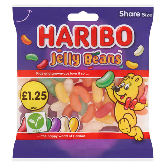 HARIBO Jelly Beans (140g × 12 × 1)