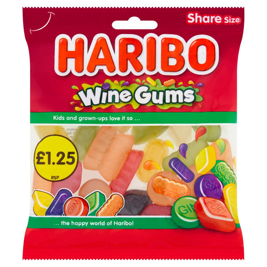 HARIBO Wine Gums (140g × 12 × 1)