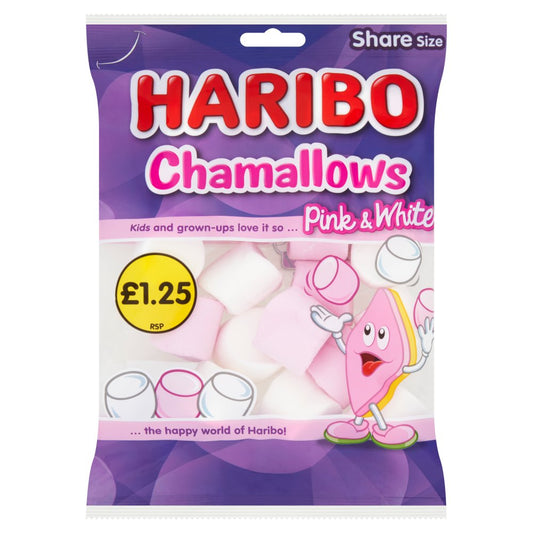 HARIBO Chamallows Pink & White (140g × 12 × 1)